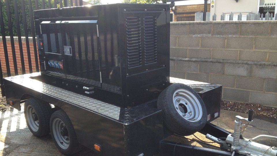 Scotland Stage Hire 20KVA Ultra Silent Road Towable Diesel Generator