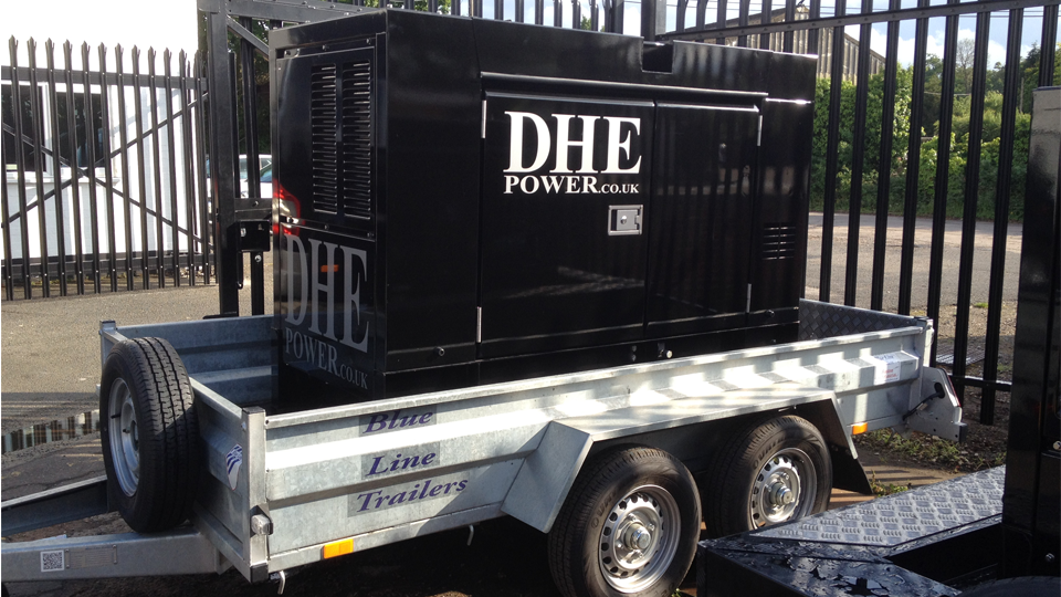 Scotland Stage Hire 60KVA Ultra Silent Road Towable Diesel Generator